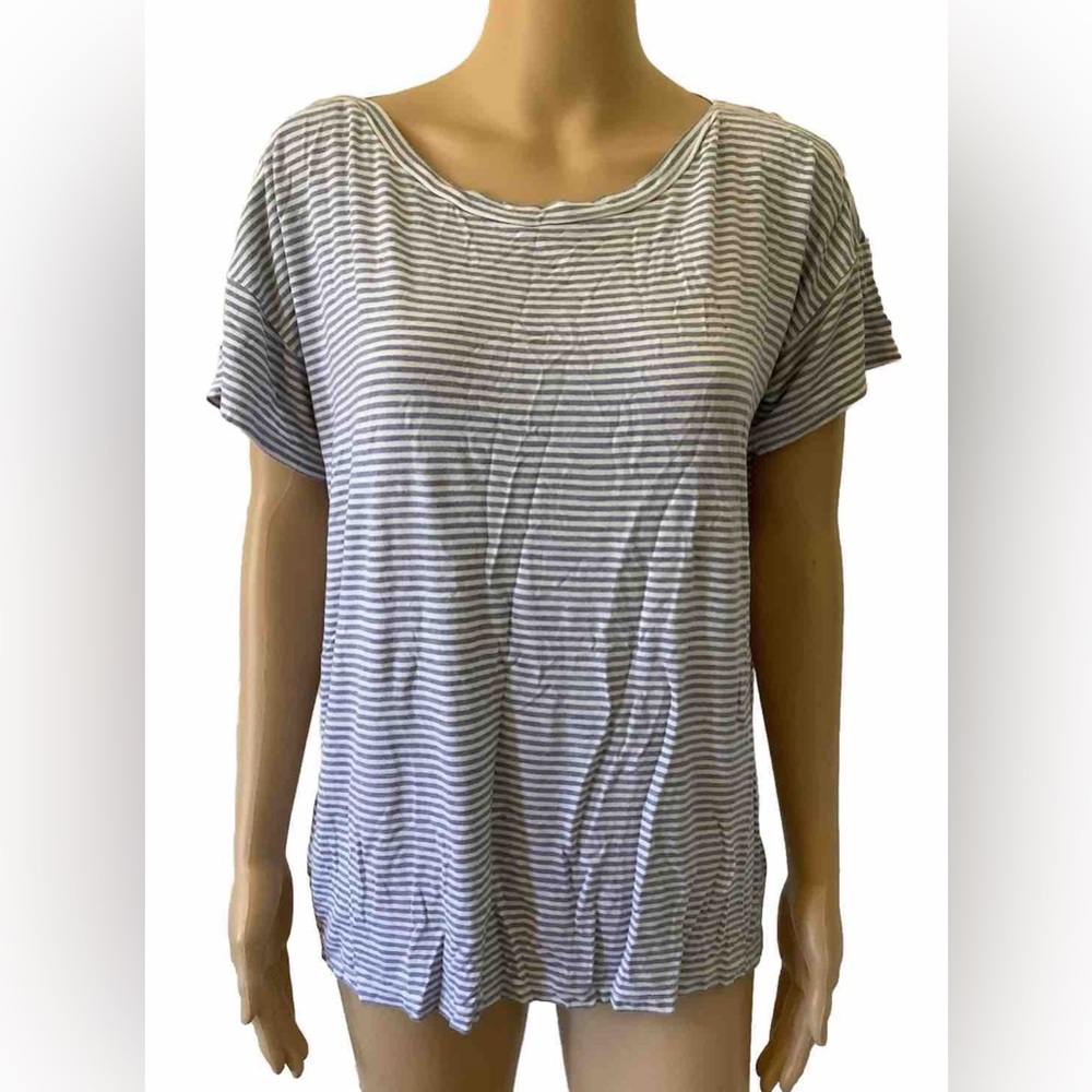 Loft top women Sz Large soft short sleeve stretch